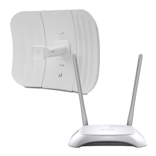 Pack de Litebeam M5-23+Router TP-Link TL-WR840N