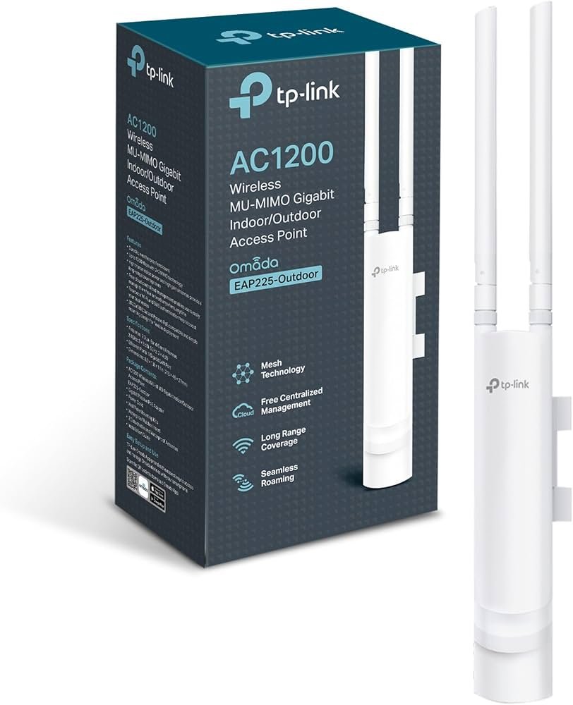 TP-LINK EAP225-Outdoor Punto Acceso AC1200 PoE